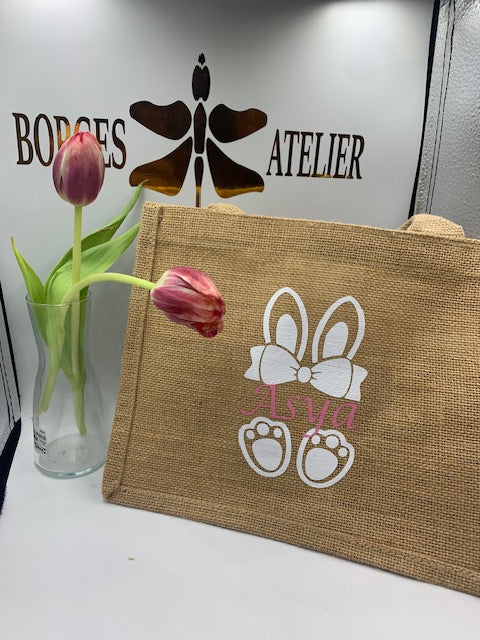 Personalisierte Jute Tasch Klein