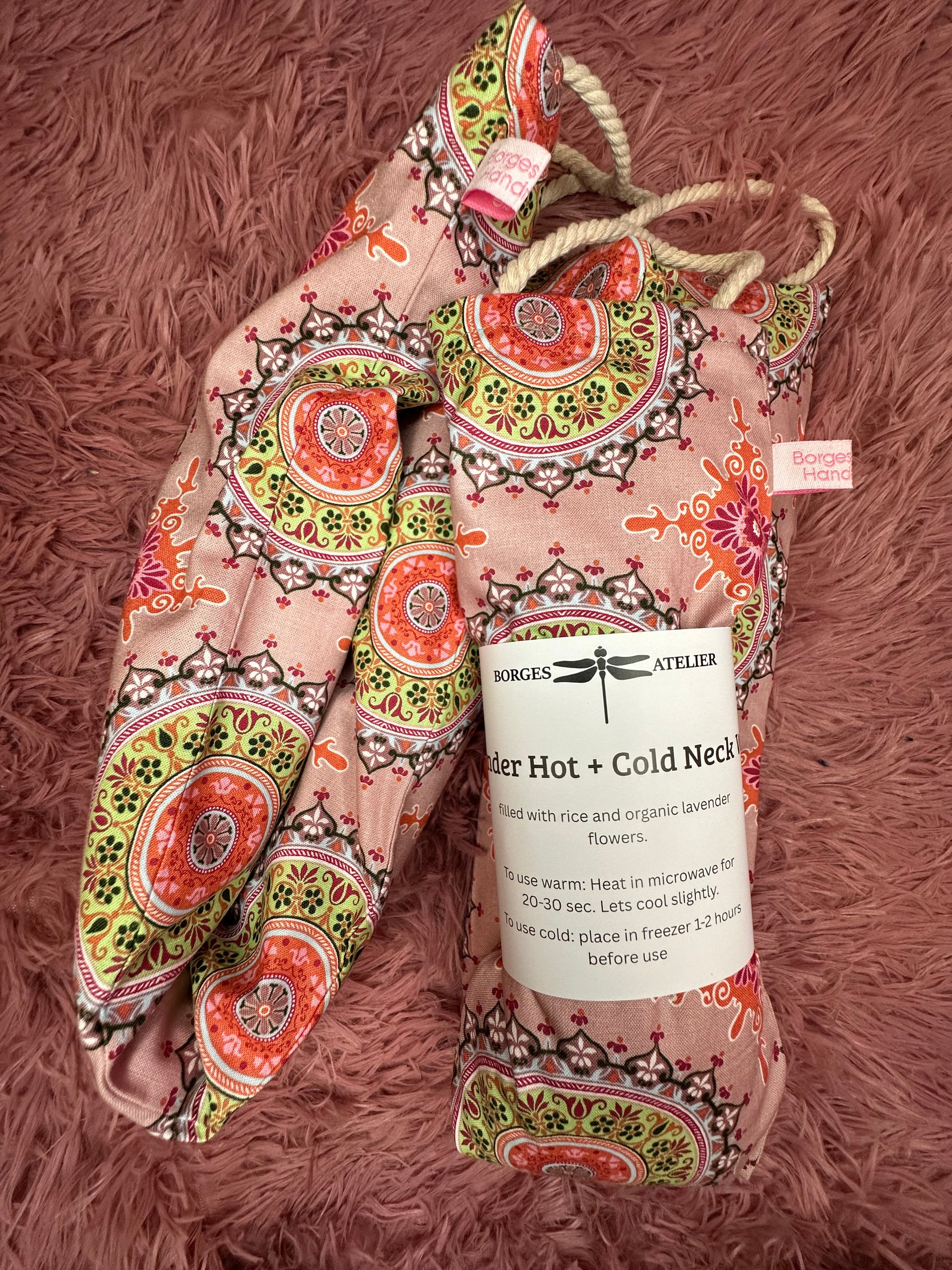 Lavendel Nackenkissen "Breathe" rose