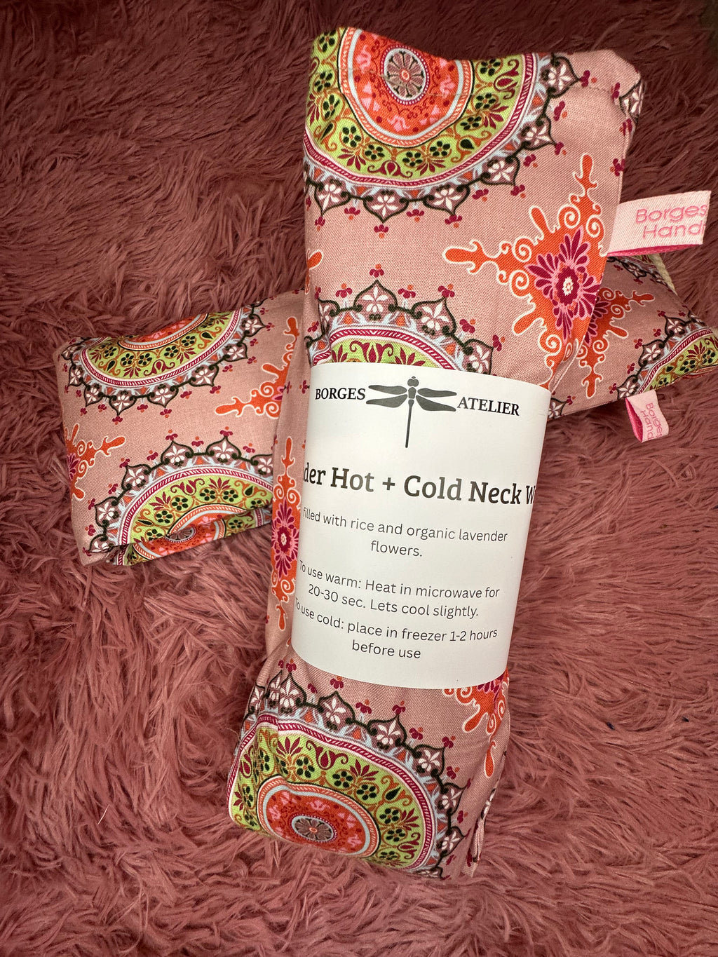 Lavendel Nackenkissen "Breathe" rose