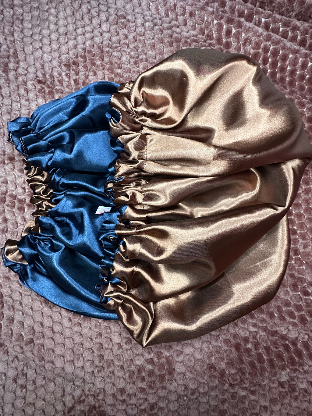 Hair Bonnet Queen Blue