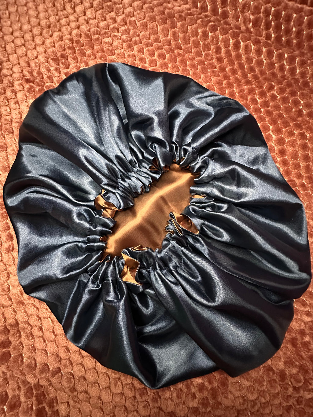 Hair Bonnet Queen Blue