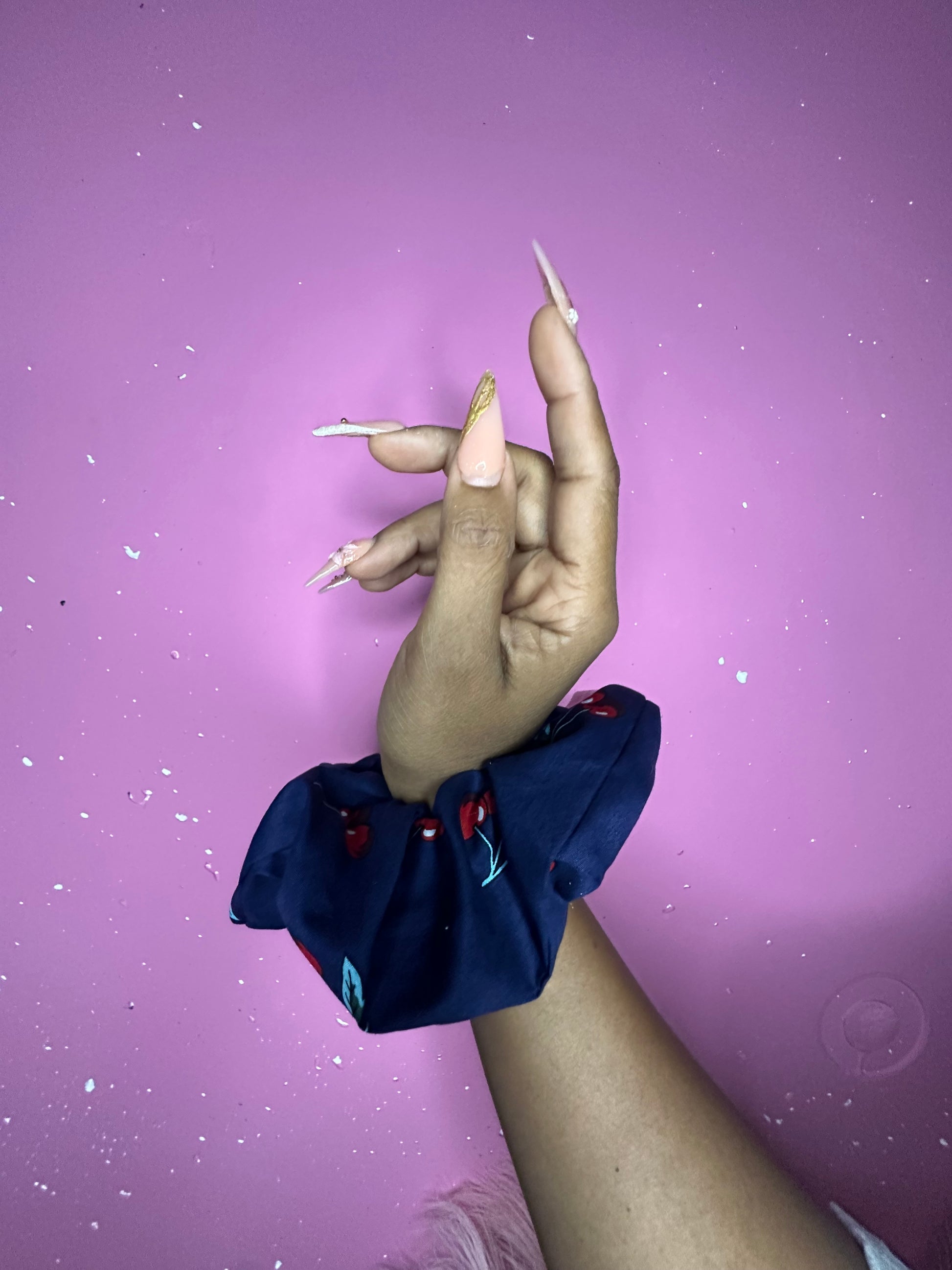 Scrunchies Blue Cereza