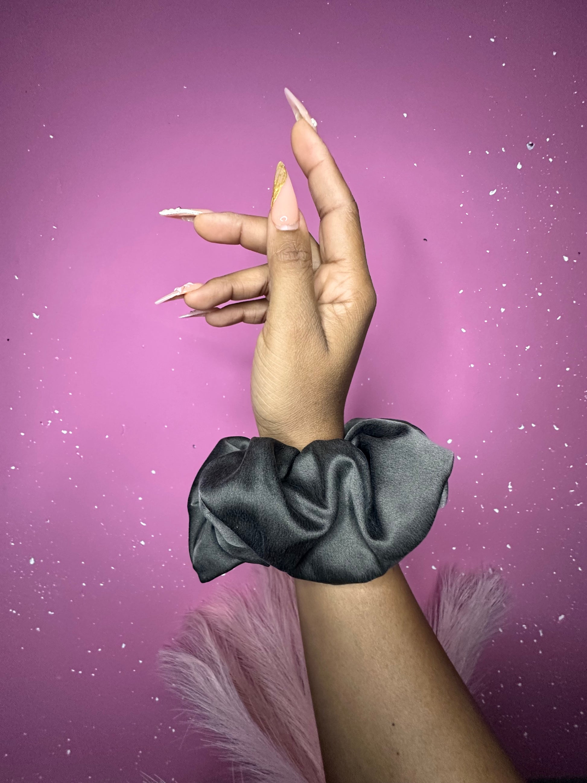 Scrunchies Grey Nebula